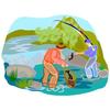 Logo pêche eau douce